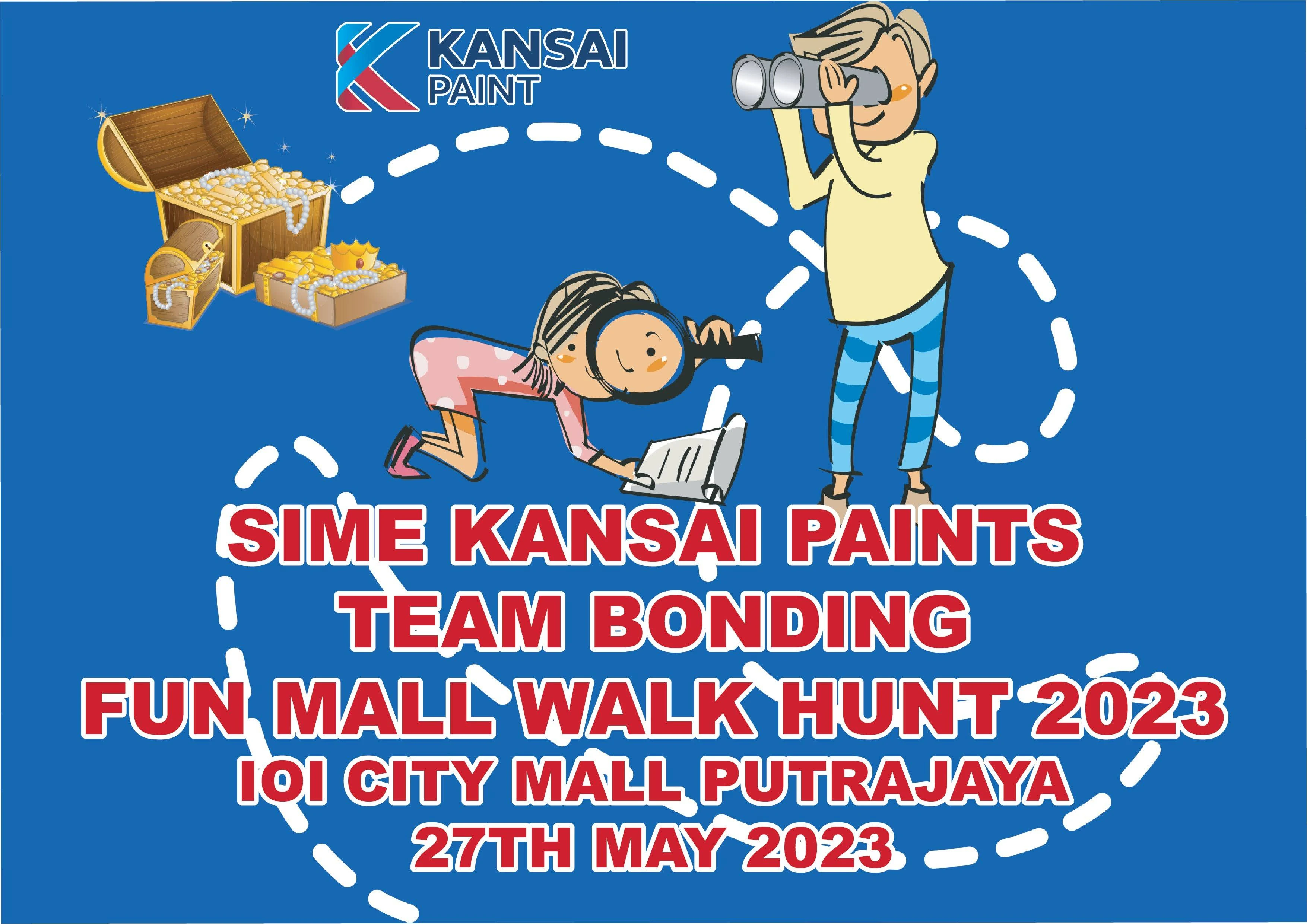 Sime Kansai Paints Team Bonding Fun Mall Walk Hunt 2023